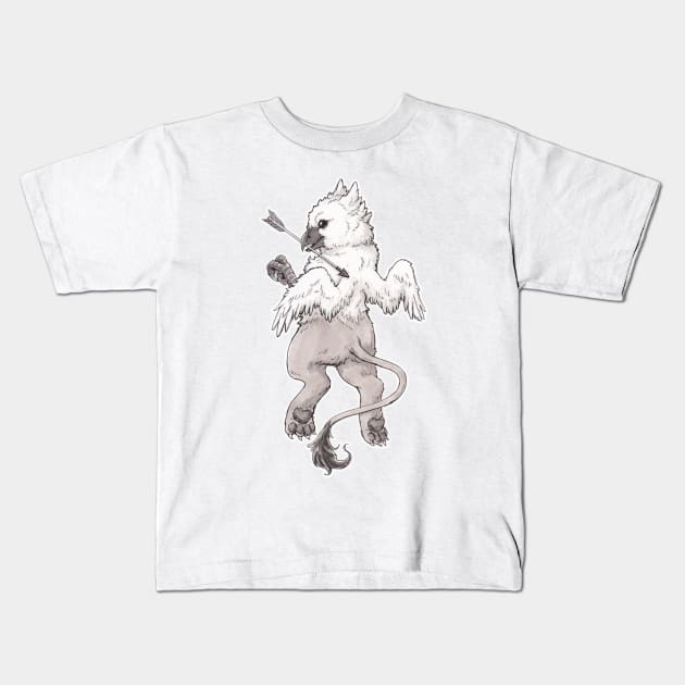 Griffin Arrow Kids T-Shirt by JadedSketch